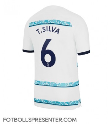 Chelsea Thiago Silva #6 Borta Matchtröja 2022-23 Kortärmad
